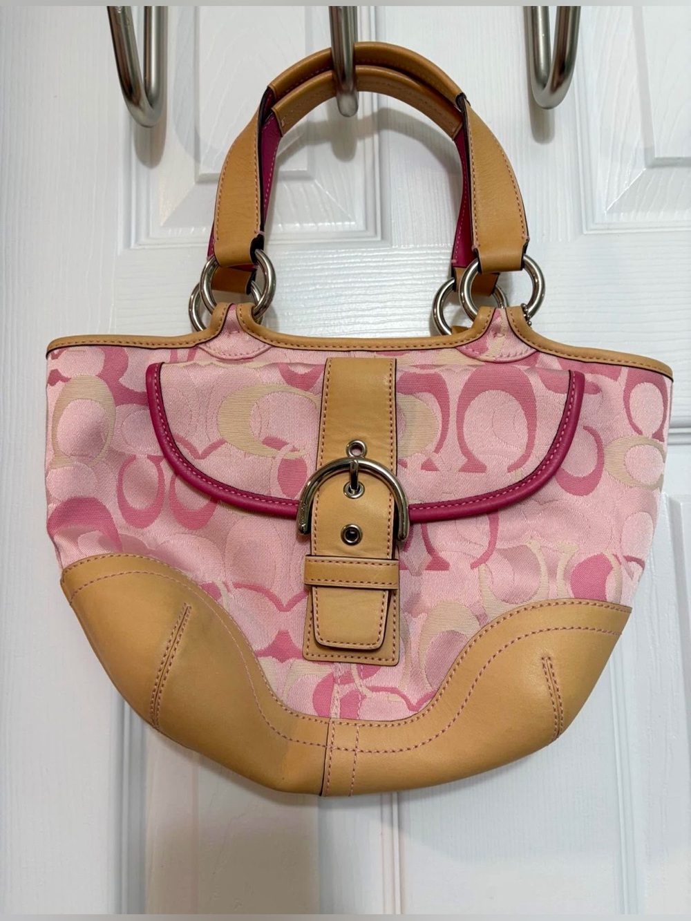 Vtg y2k Coach Small Tote Bag